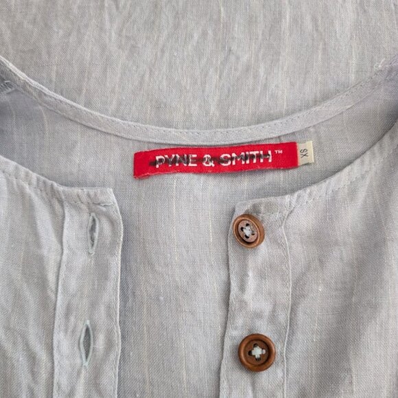 Pyne & Smith no. 14 in Academy Blue Pinstripe, size XS - Picture 8 of 9